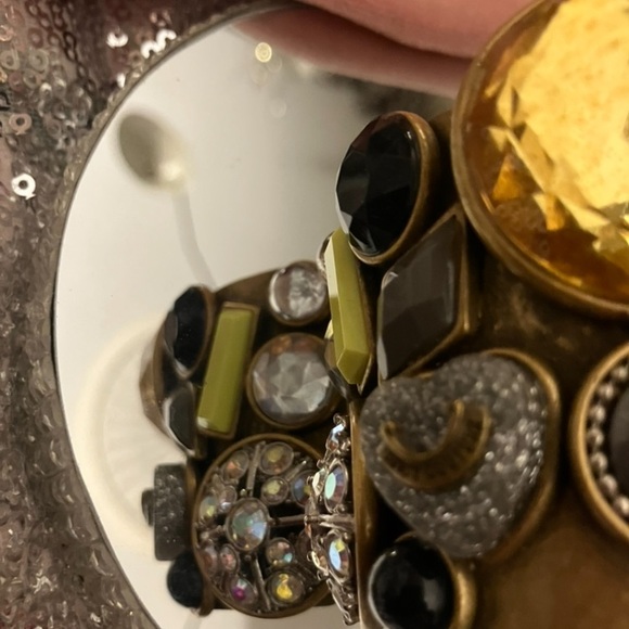 Vintage Juicy Couture Multicolor Gem Cuff Bracelet - Picture 5 of 11